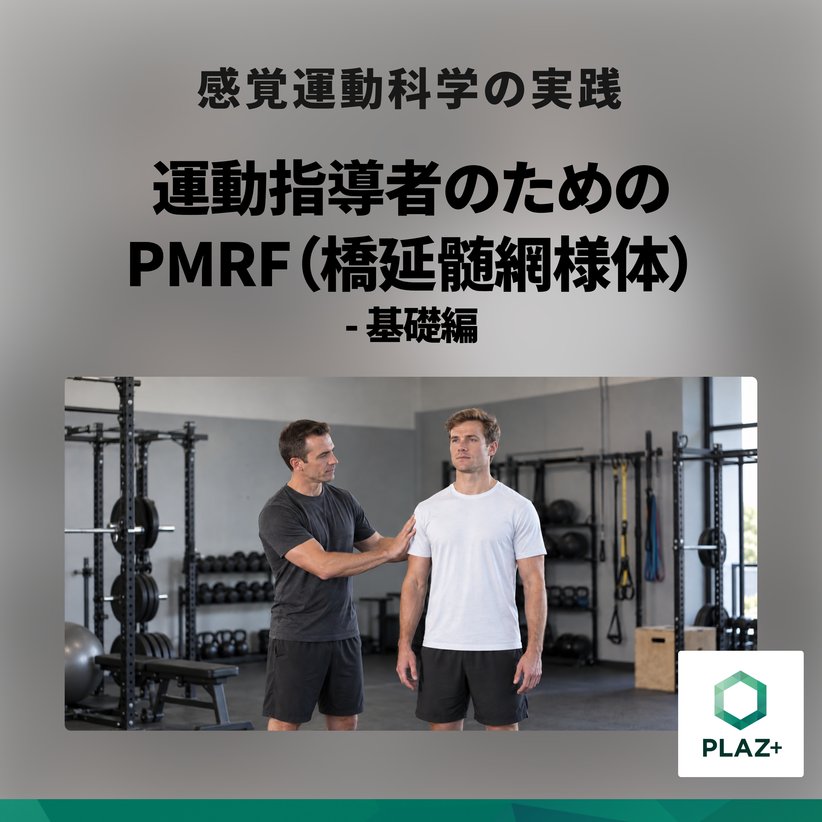 運動指導者のためのPMRF（橋延髄網様体）- 基礎編